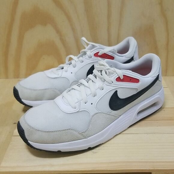 Nike Air Max SC White University Red Size 13 - Picture 1 of 8
